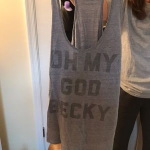 Oh my god Becky chive tank top. Buy me brunch line